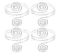 ifundom 4pcs Statement Arm Cuff: Punk Style Metal Spiral Bangle - Wrap Around Upper Arm Bracelet - Gothic Jewelry for Women's Rock Edgy Fashion