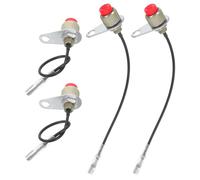 ifundom 4Pcs Stop Switch Control for Gx35 Petrol Lawn Mower, Replacement for Garden Trimmers and Brush Cutters, Protective Outdoor Power Tool Part
