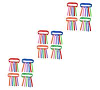 ifundom 4Pcs Tail Catch Game Belts for Boys and , Elastic Waistband Tail Grab Game Set with Blue Red Orange Green, Outdoor Training for
