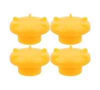 ifundom 4pcs Toddler Slide Fixing Screw Caps - Plastic Slide Repair Replacement Accessories for Children's Climbing Toys Repairing Use Yellow