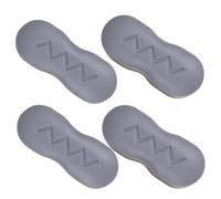 ifundom 4pcs Toilet Seat Bumpers Made of Abs and TPR, Easy to Replace, Protects Surface from Friction and Scratch, Suitable for Hotels and Home Use, Toilet Seat Replacement Parts