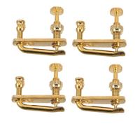 ifundom 4pcs Violin Fine Tuners for Violins Metal Locking Tuners Accurate Stable Tuning Accessories