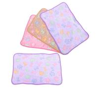 ifundom 4pcs Washable Guinea Pig Blanket Soft Pet Cage Liner for Small Animals Bedding Rabbit Hamster Hedgehog Gerbil