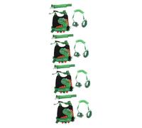ifundom 4sets Boys and Girls Boy Girl Wrist Strap Safety Leash Dinosaur Pattern Harness Harness for Walking Outdoor