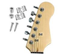 ifundom 4sets Electric Guitar Head Pressure Chord Button Guitar Stable Buckle Locking Tuners Tool Metal Material Easy Install