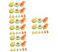 ifundom 4sets Fruit Charm Pendants DIY Fruit Jewelry Making Charms Resin Ornaments for Earrings Necklaces Bracelets for Craft Projects and 12pcs*4