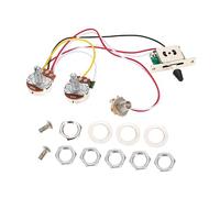 ifundom 4sets Portable Guitar Control Potentiometer Shifter for Electric Guitar Use Circuit Control Part Five-speed Circuit Function for Performing Live Studio Settings