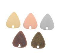 ifundom 5 Pcs Stainless Steel Metal Guitar Picks For Bright Vibrant Durable Epic Bass Electric Acoustic Guitars Accessories