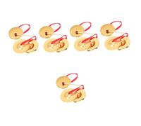 ifundom 5 Sets Lion Dance Gong Hammer Toy Handheld Bells Interesting Percussion Instrument Toys for Musical Instruments for Children Zills Handheld Percussion Toy Mini Gong Alloy