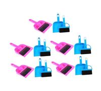 ifundom 5 Sets Mini Broom and Dustpan for Small Pets Plastic Cage Cleaner for Hamsters Chinchillas Rabbits and Reptiles Ergonomic Design for Tight Spaces Candy and