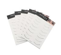 ifundom 5 Sheets Eyelash Sticker Fake Lower Eyelash Stickers Natural Look Seamless Blending for Women at Parties and Weddings