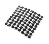 ifundom 50 Sheets Black Target Stickers Self-adhesive Decals for Sports Training High Stickiness Practical Labels for Paper Cardboard Surfaces Portable