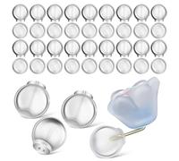 ifundom 50pcs Earring Backs for Studs TPE Material with Secure Hold and Prevent Slipping Features Discreet Design Earring Back Stoppers for Women Daily Use