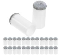 ifundom 50pcs Leather Pool Cue Replacement Tips Suitable for 13mm Rod Head, Strengthen and Protect Cue End for Long Term Use in Billiard Games and Pool Games
