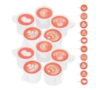 ifundom 50pcs Miniature Resin Coffee Cups Set Tiny Mini Coffee Mugs Dollhouse Drink Beverage Pretend Foods for Mini Kitchen Decoration and Desktop Display