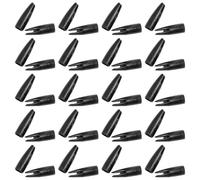 ifundom 50pcs Plastic Arrow Nocks for Hunting Arrows, Wear Resistant and Lightweight Design, Suitable for Home and Gym Archery, Black 8mm Tail Covers for Target Shooting