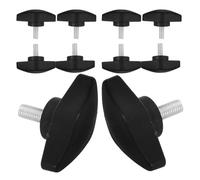 ifundom 50pcs Plastic T-handle Thumb Screws M5 Threaded Bolts for Microphone Stand Clamping Secure Fastening with Universal Compatibility Stable Support for Stage Party