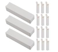 ifundom 50pcs Reusable Lipstick Bottle Packaging Paper Lip Balm Tubes in White Cardboard Material with Rectangle Shape, Versatile Use for DIY and Occasion Minimalist Style