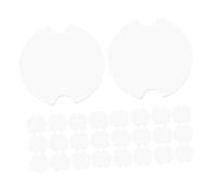 ifundom 50pcs round Plastic Ring Display Holders Lightweight Jewelry Display Cards for Earrings Improving Effectiveness for Exhibitions and Malls