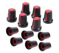 ifundom 50pcs Volume Control Knob Caps for Guitar Potentiometer Knob Accessory Easy to Install Markings Versatile for Various Electronic Devices
