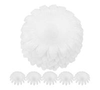 ifundom 50pcs White Epe Foam Fruit Protective Net Sleeves with Lotus Base, Anti-shock Cushion Fruit Storage Liners for Pears, Apples, Oranges - Suitable for Logistics and Picking Use