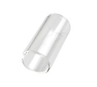 ifundom 51Mm Glass Finger Slide for Guitar and Ukulele, Lightweight Design with Sustain, White Guitar Slide for Acoustic and Electric, for Blues Jazz and Country Music