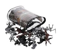 ifundom 52pcs Medieval Knight Horse Playset Miniature Soldier Figures, Realistic Tiny People Models for ’ Sand Table and Micro Landscaping