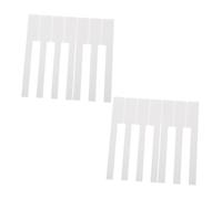 ifundom 52pcs Professional Piano Keytops White Keys Replacement Set Piano Keyboard Tools for Pianists and Keyboard Accessories Maintenance