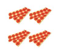 ifundom 5cm Orange Shooting Practice Target Stickers 250 Self-Adhesive High Definition Aim Paper for Archery and Shooting Training 25 Sheets 10 Stickers Each