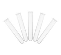 ifundom 5pcs Acrylic Round Bottom Test Tubes for Cocktail Bar Use, Lightweight Bartender Accessories with Cork Stopper, Unique Test Tube Shot Glasses for Night Club and Laboratory Settings