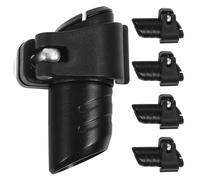 ifundom 5pcs Aluminum External Flip Lock Buckle Replacement for Trekking Poles Lightweight Hiking Pole Spare Parts for Walking Stick Repair Quick Lock Clips for Backpacking Mountaineering