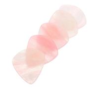 ifundom 5pcs Artistic Resin Guitar Picks Heart Shape Plectrum for Bass Electric Guitar String Instrument Practical Accessories for Sound Quality Practice Stage Shows