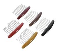 ifundom 5pcs Assorted Colour Side Hair Combs for Women and Decorative Metal and Acrylic Hair Accessories for Birthdays and Honeymoons Versatile and Long-term Use Pin Clips