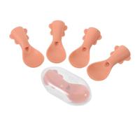 ifundom 5pcs Baby Food Pouch Spoon Attachment - Squeeze Pouch Topper Attachments Baby Tableware Infant Feeding Supplies Replacement