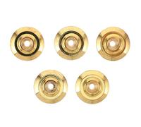 ifundom 5pcs Bass Guitar String Retainer Guides Zinc Alloy Guitar String Trees Hardware and Universal Compatibility in Golden