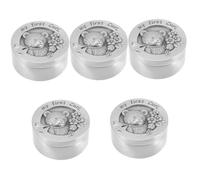 ifundom 5pcs Box Fetal Hair Box for Boys and Girls for Keepsakes Curl Storage Holder for Newborn and Born Essentials