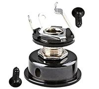 ifundom 5pcs Electric Guitar Input Jack Socket Replacement Part Easy to Install Compact Design Essential for Guitarists Compatible Various Electric Guitars Series