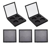 ifundom 5pcs Eyeshadow Holders Eye Cosmetics Holders 4 Grids as Material Extraordinary Durability No Substances for Women and Daily Makeup