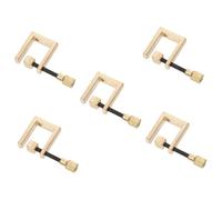 ifundom 5pcs Fixing Violin Edges Clamp Tool for Luthiers Design for Splicing and Repair Suitable for Violin Making and Maintenance Easy to Carry and Use