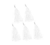 ifundom 5pcs Foldable Fishing Trap Net Mesh Lightweight Nylon and Iron Mesh Portable Fish Catching Net for Lakes Rivers Oceans Easy Unfold Lightweight Design
