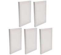 ifundom 5pcs Framed Canvas for Painting Bulk Canvas Boards for Acrylic Watercolor Paint Pouring Supplies Stretched Canvases for Artists