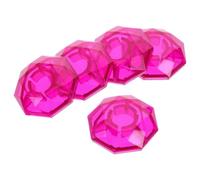 ifundom 5pcs Guitar Pedal Footswitch Toppers Caps Plastic Guitar Effects Pedal Foot Nail Protectors Purple 10mm