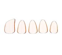 ifundom 5PCS Guzheng Finger Picks Medium Orange Guzheng Nail Covers Sturdy Finger Protectors for Players Fingertip Protection Accessories