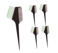 ifundom 5pcs Hair Dye Bowl Hair Dye Tool Plastic Easy to Hold Practical Hairdressing Comb Set for Barber and Hairdresser