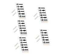 ifundom 5pcs Locking Nut Mounting Screws for Headless Electric Guitar Parts Guitar Supplies for String Lock String Lock Locking Nut