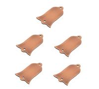 ifundom 5pcs Metal Creative Shaped Guitar Truss Rod Cover for Guitar Part Replacement Suitable for Electrical and Bass Must-have Supply