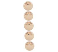 ifundom 5pcs Milestone Cards Monthly Announcement Sign for Newborns Unique Growth Recording Disc Rainbow Themed Milestone Plaque for Cherishing Memories Shower