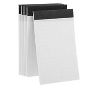 ifundom 5pcs Mini Dotted Grid Paper Notepads A7 Size White Paper Smooth Writing Self Stick Notes Versatile Usage Can Be Carried in Pocket for Architects and Women