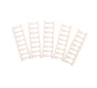 ifundom 5pcs Miniature Fence Weather Resistant Dollhouse Accessories for Micro Landscape Decoration Fit Railing for Model Village and Creative Diorama Scenes