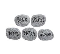 ifundom 5pcs Natural Pebbles Stones for Vases Aquarium Gravel Replacement Landscaping Ornaments for Garden Ponds Terrarium Plant Pots Decoration